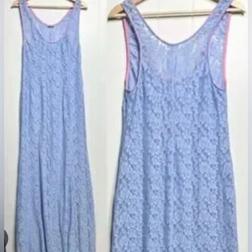 FREE PEOPLE feeling for lace maxi slip Sz m